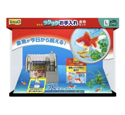 画像有り- 新品未開封 Tetra テトラ ラクラクお手入れ金魚セットL