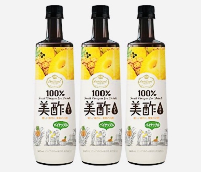 画像有り- 美酢 パイナップル 900ml3本セット