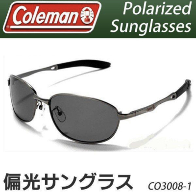 画像有り- コールマン 偏光サングラス バネ蝶モデル①
