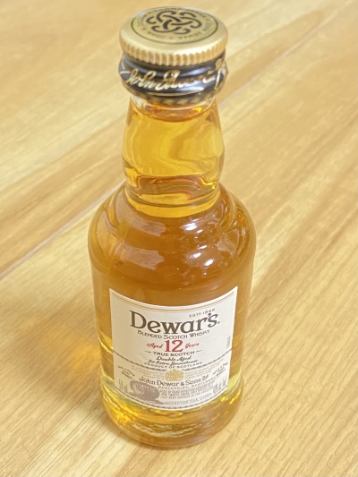 画像有り- 未開封 デュワーズ12年 ミニボトル50ml