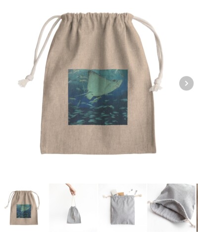 画像有り- 商品名 海シリーズ巾着袋 色ベージュ