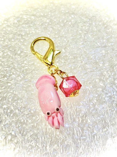 画像有り- ★やりいかチャーム ピンク★