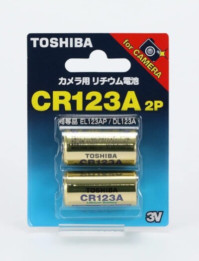 画像有り- 東芝(TOSHIBA) CR123A G 2P カメラ用リチウムパック電池