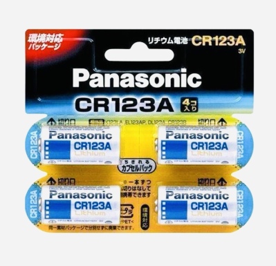 画像有り- Panasonic CR123A 4本セット スマートキー カメラなどに
