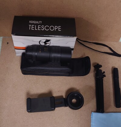 画像有り- スマホ専用 【望遠レンズ】telescope 新古品