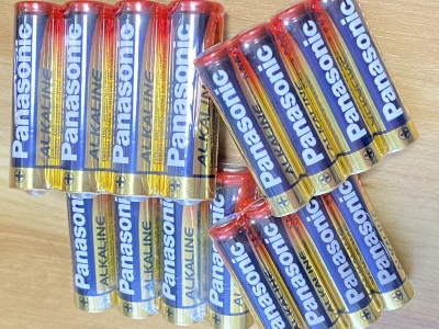 画像有り- 金パナ パナソニック Panasonic アルカリ乾電池 単3形 単4形 16本セット
