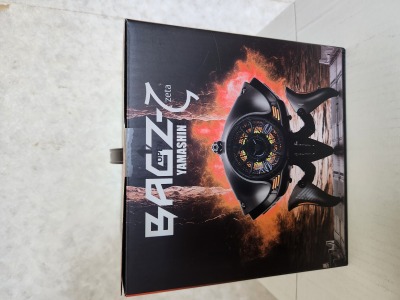 画像有り- BAGZ ZETA 近未来風 ロボット型 スピーカー メテオオレンジ