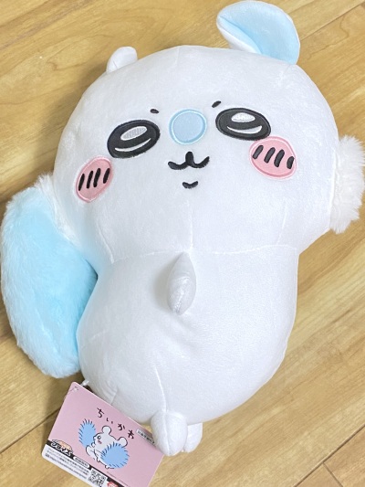 画像有り- 非売品 ちいかわ おしりふりふりBIGぬいぐるみ モモンガ