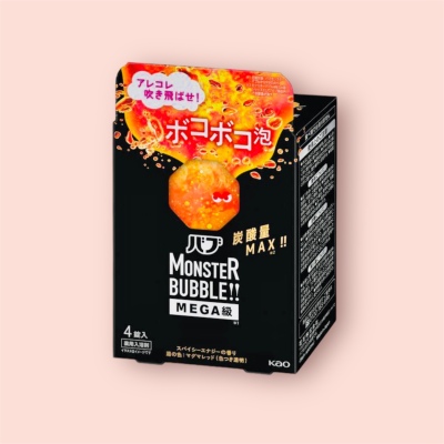 画像有り- 花王 バブ モンスターバブル MEGA級 ボコボコ泡 4錠入